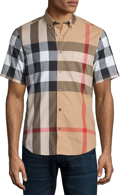 burberry button down mens xxl|Burberry formal shirt men.